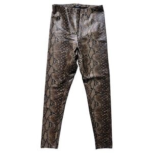 NWT Express Pleather Snakeskin Slim Fit Pants
